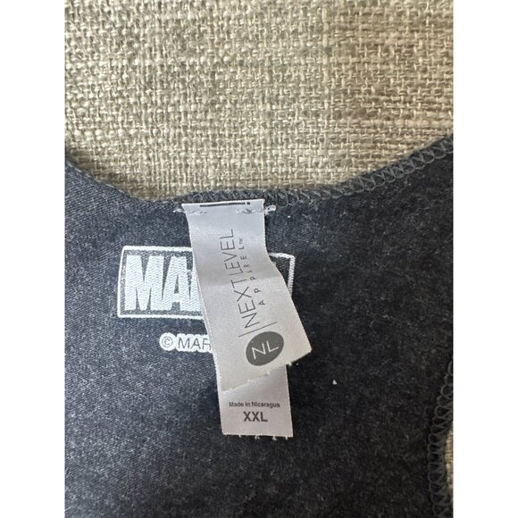 Marvel Peace Floral Black Racerback Tank Top Womens XXL & Gray Shorts - Picture 4 of 13